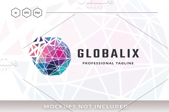 Globalix Logo in Logo Templates - product preview 4