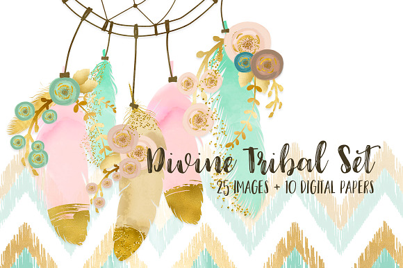 Divine Tribal Bundle in Illustrations - product preview 1