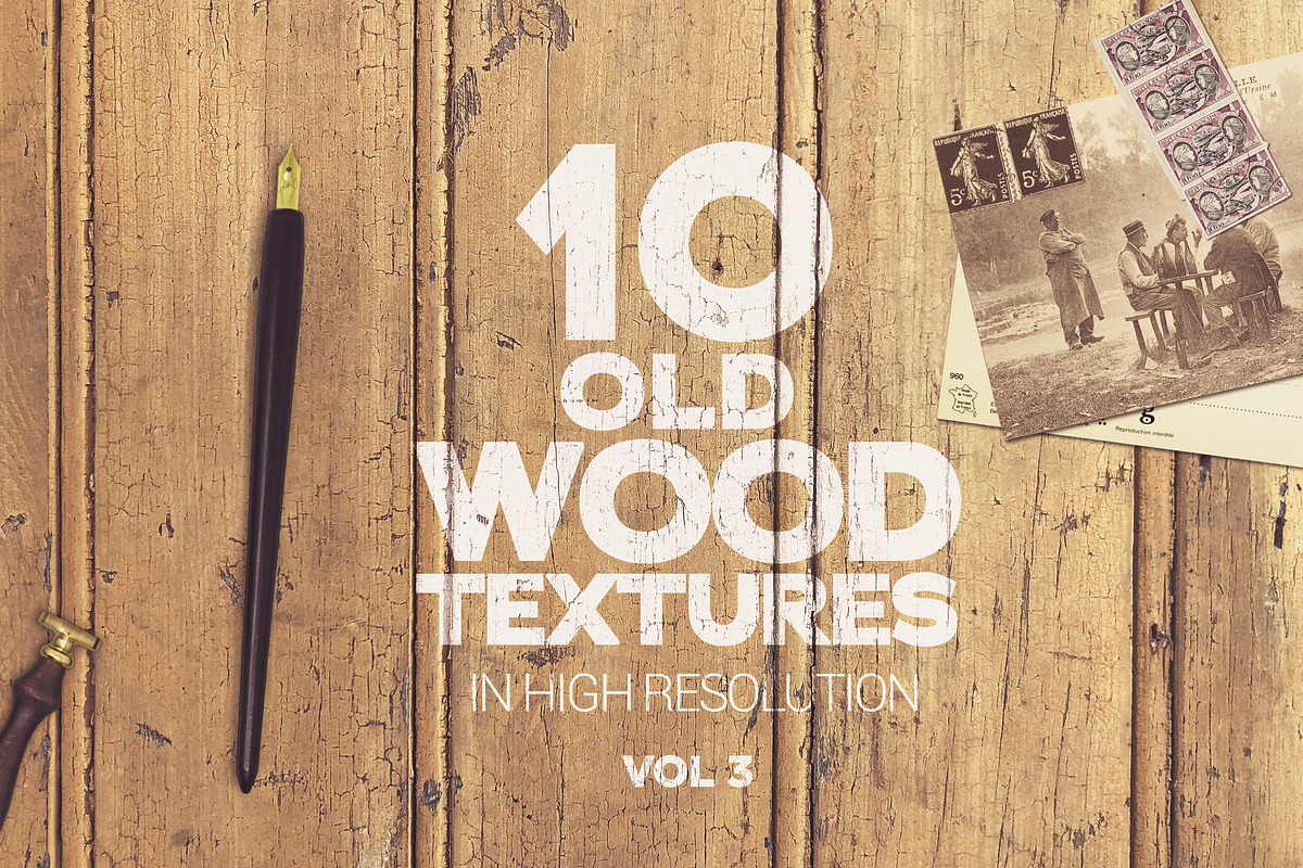 Old Wood Textures Vol 3 x10 in Textures - product preview 8