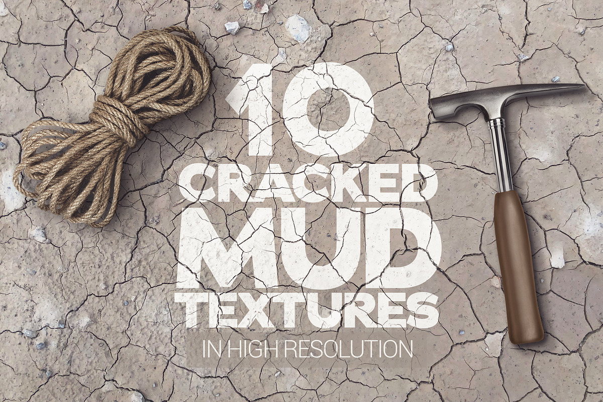 Cracked Mud Textures x10 in Textures - product preview 8