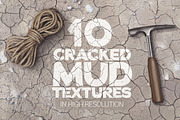 Cracked Mud Textures x10