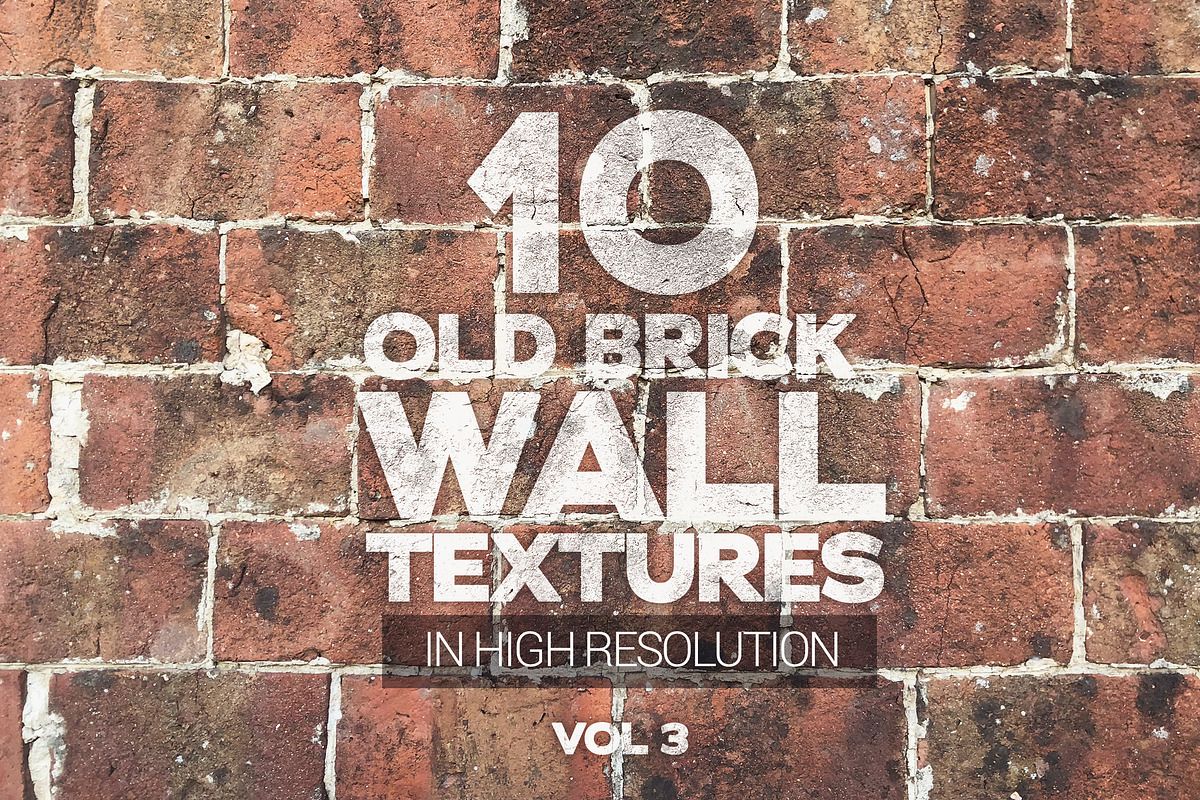 Old Brick Wall Textures Vol 3 x10 in Textures - product preview 8