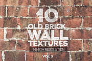 Old Brick Wall Textures Vol 3 x10