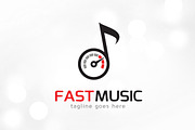 Fast Music Logo Template