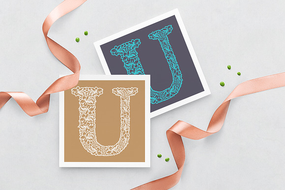 Wedding Letter U - Logo Template in Logo Templates - product preview 2