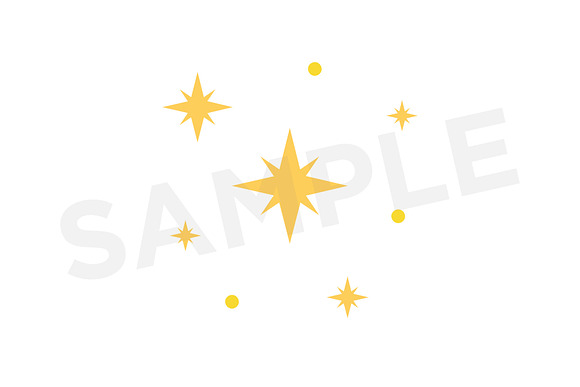 Magic Star Fairy Wand Clip Art in Objects - product preview 4