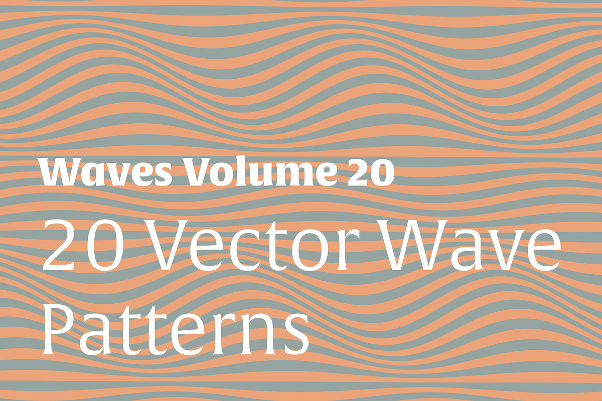 Waves Vol. 20 | 20 Vector Patterns in Patterns - product preview 8