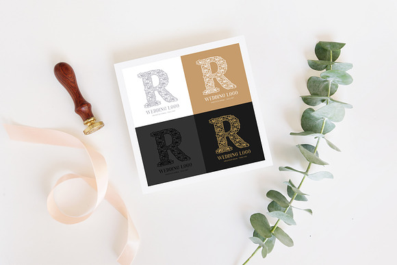 Wedding Letter R - Logo Template in Logo Templates - product preview 1