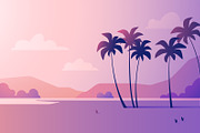 Palms illustration