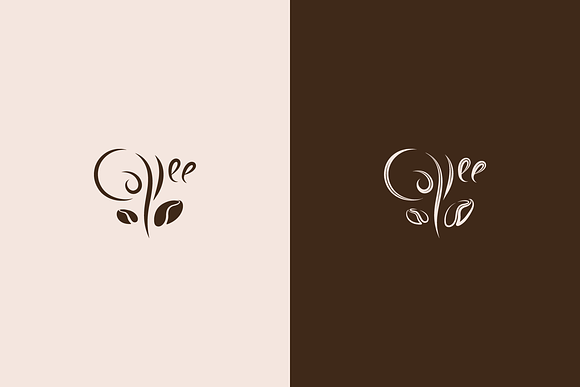 Coffe. Calligraphic Linear Logo in Logo Templates - product preview 11