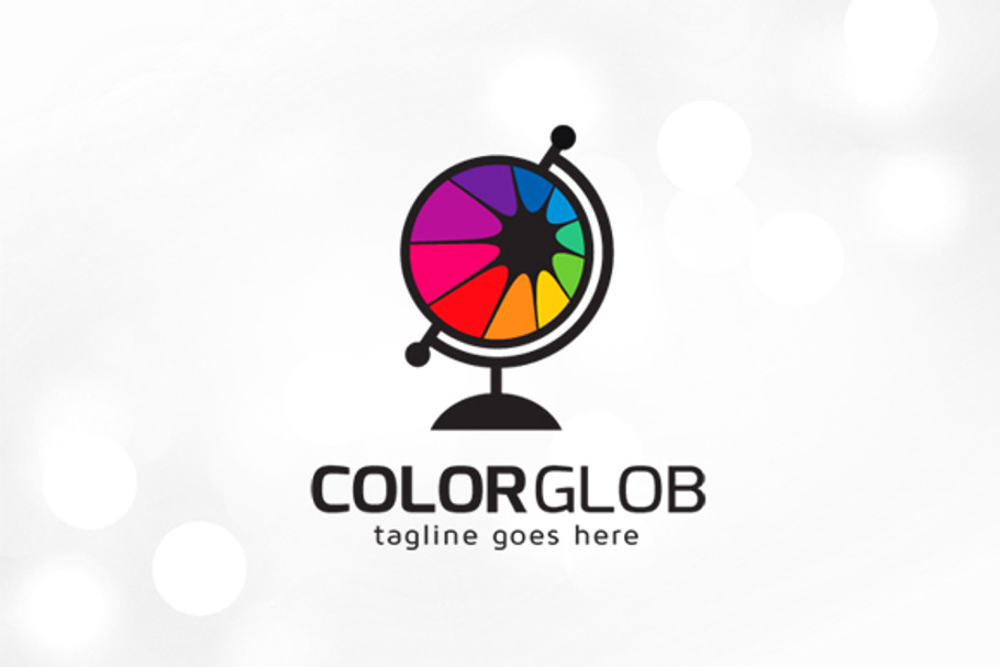 Color Global Logo Template in Logo Templates - product preview 8