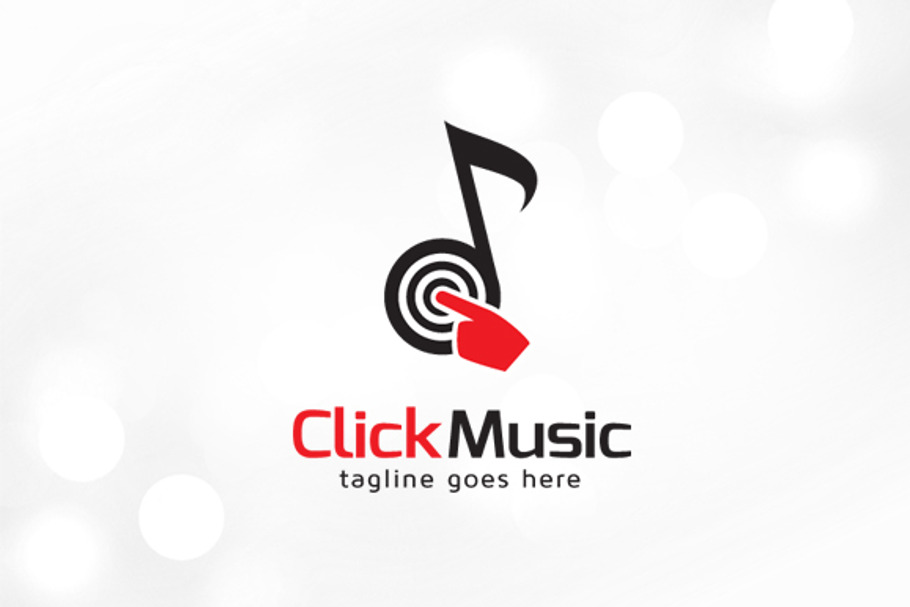Music Click Logo Template in Logo Templates - product preview 8