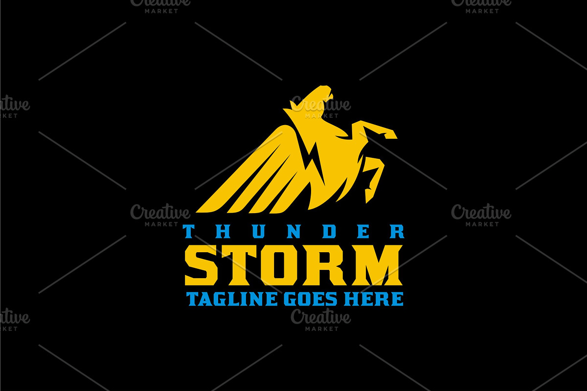 Thunder Storm in Logo Templates - product preview 8