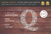 Wedding Letter Q - Logo Template