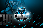 cyborg blue - Mascot & Esports Logo