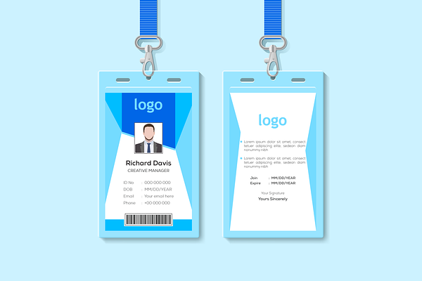 Office Identity Card Template