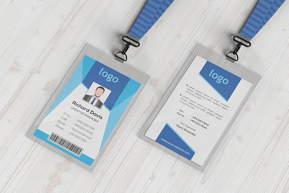 Office Identity Card Template in Card Templates - product preview 2