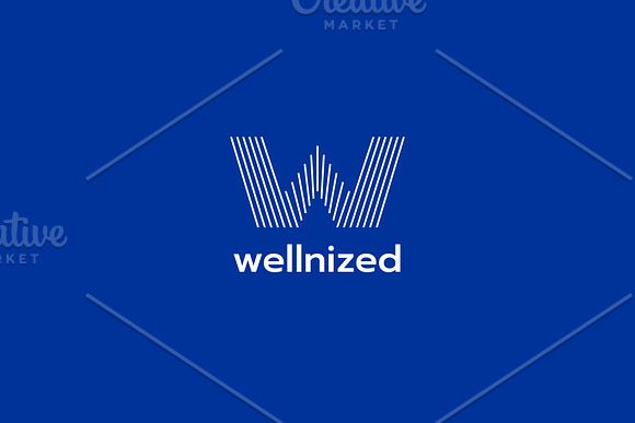 W Line Logo in Logo Templates - product preview 1