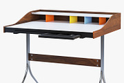 Nelson Swag Leg Desk 3d model