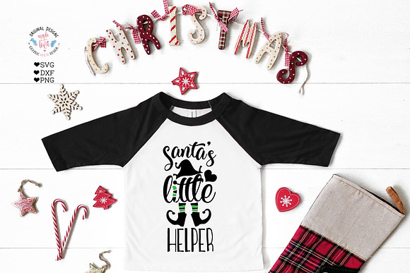 Christmas Elf Cut Files Bundle in Illustrations - product preview 2