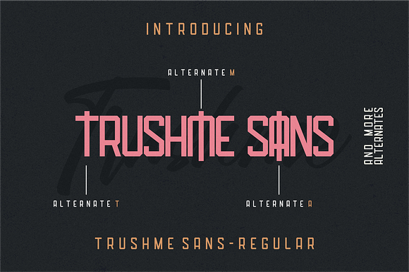 Trushme Font Duo in Script Fonts - product preview 2