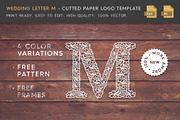 Wedding Letter M - Logo Template
