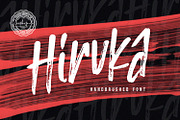 HIRUKA - Handbrushed Font