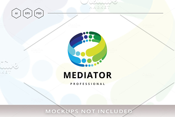 Mediator Logo in Logo Templates - product preview 3