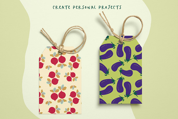 Modern Veggies Patterns & Elements in Patterns - product preview 4