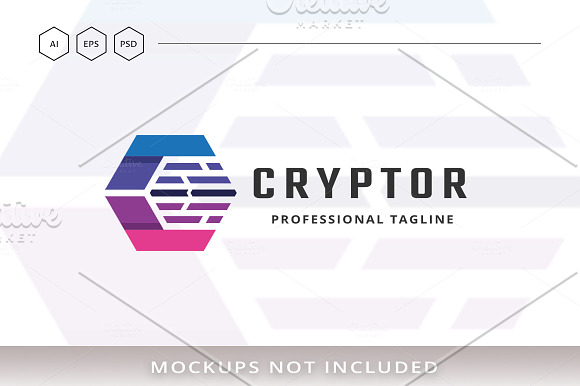 Cryptor Letter C Logo in Logo Templates - product preview 4