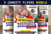 5 Charity Flyers Bundle