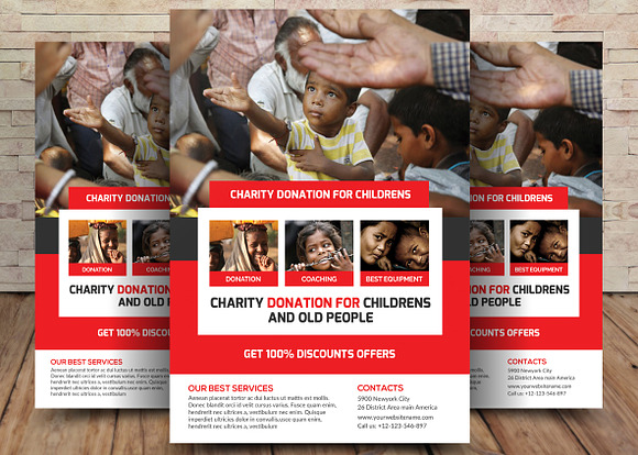 5 Charity Flyers Bundle in Flyer Templates - product preview 5