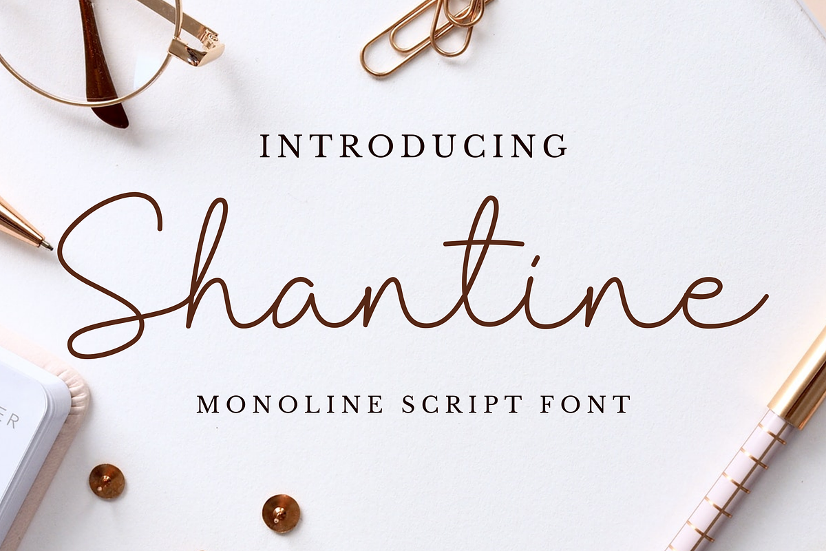 Shantine Script in Script Fonts - product preview 8