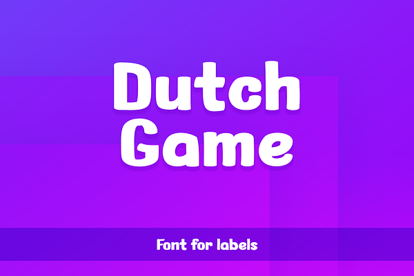 Dutch Game Type