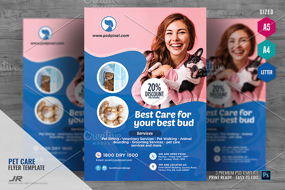 Pet Training Service Flyer in Flyer Templates - product preview 8
