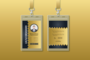 Professional ID card template