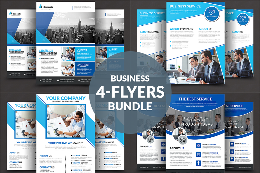 Business Flyer Bundle Templates in Flyer Templates - product preview 8