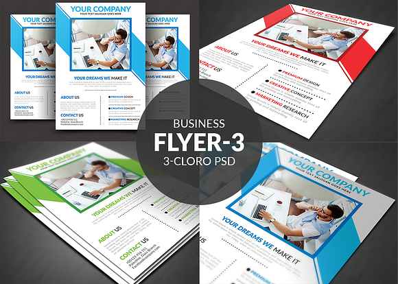 Business Flyer Bundle Templates in Flyer Templates - product preview 3