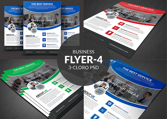 Business Flyer Bundle Templates in Flyer Templates - product preview 4