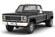 GENERIC 4WD DUALLY PICKUP TRUCK 8