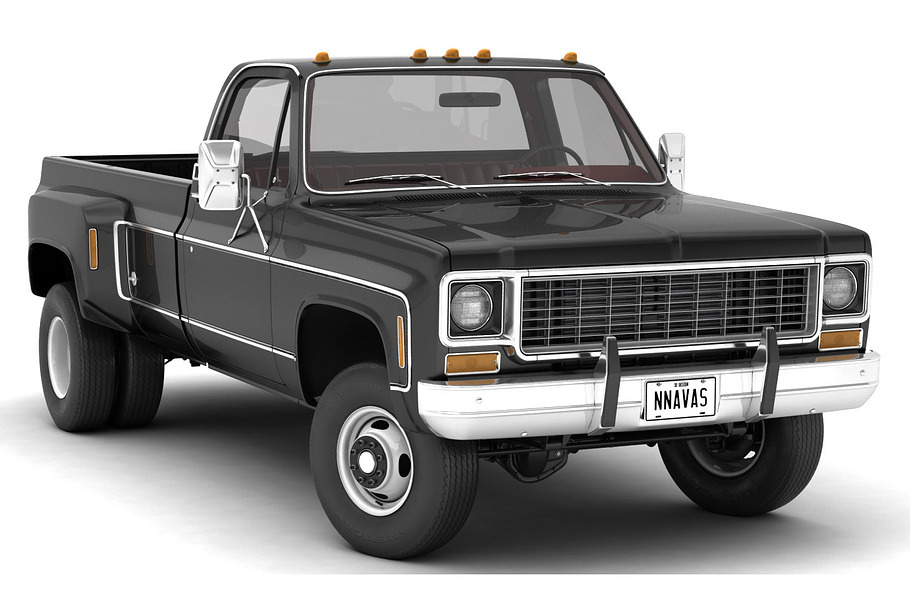 GENERIC 4WD DUALLY PICKUP TRUCK 8 in Vehicles - product preview 2