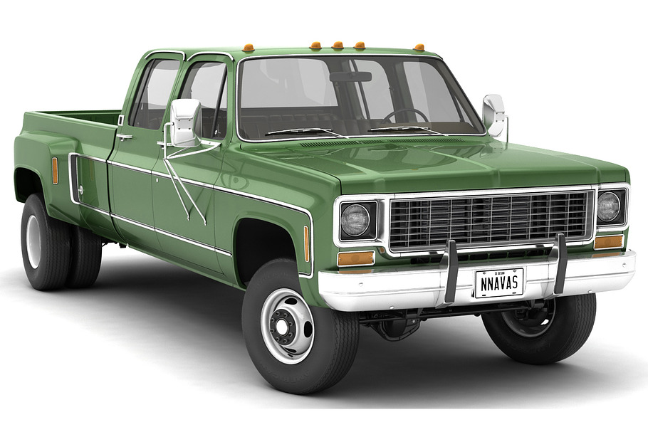 GENERIC 4WD DUALLY PICKUP TRUCK 9 in Vehicles - product preview 2