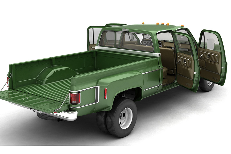 GENERIC 4WD DUALLY PICKUP TRUCK 9 in Vehicles - product preview 4