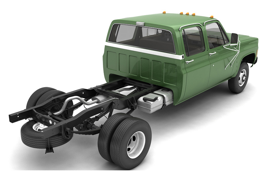 GENERIC 4WD DUALLY PICKUP TRUCK 9 in Vehicles - product preview 12