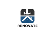 Home Renovation Logo Template