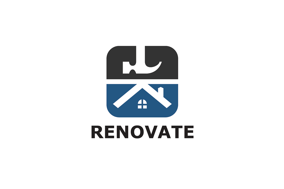 Home Renovation Logo Template in Logo Templates - product preview 8