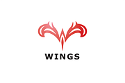 Wedding Wings Logo Template