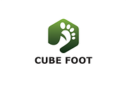 Cube Foot Logo Template