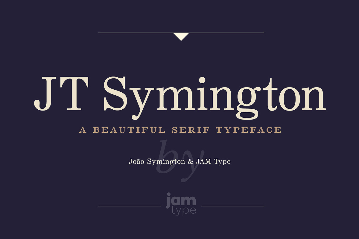 JT Symington in Serif Fonts - product preview 8