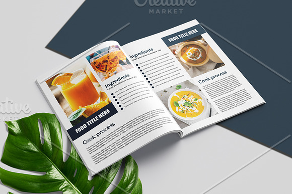Cookbook / Recipe Book V01 in Brochure Templates - product preview 5
